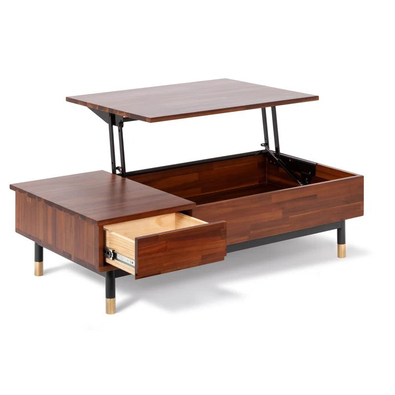 Bhavna Solid Wood Lift Top Coffee Table for Living Room