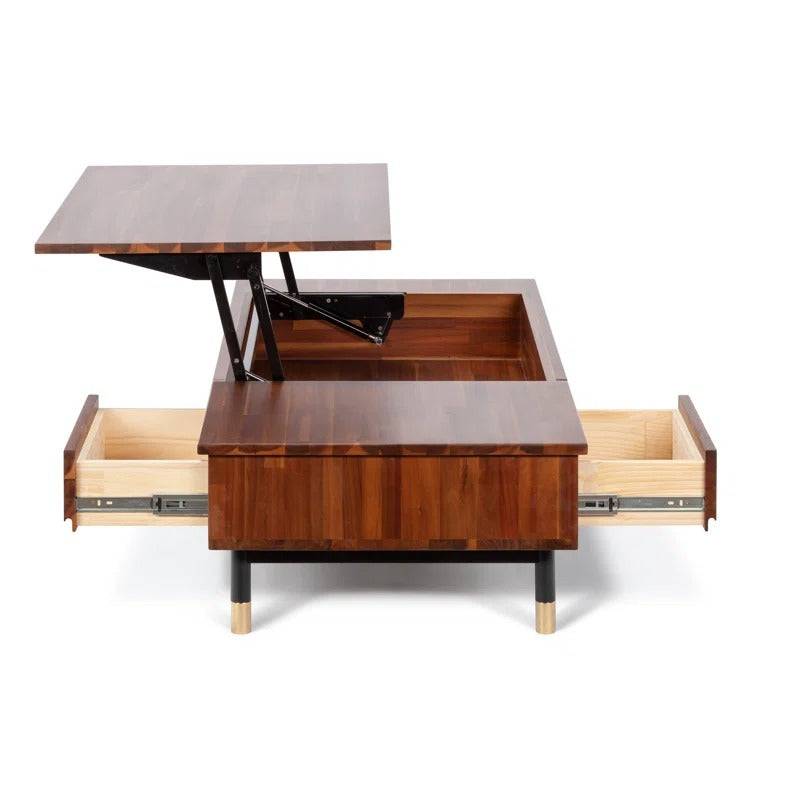 Bhavna Solid Wood Lift Top Coffee Table for Living Room
