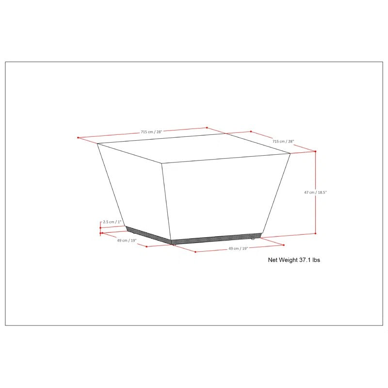Neha Solid Wood Coffee Table for Living Room