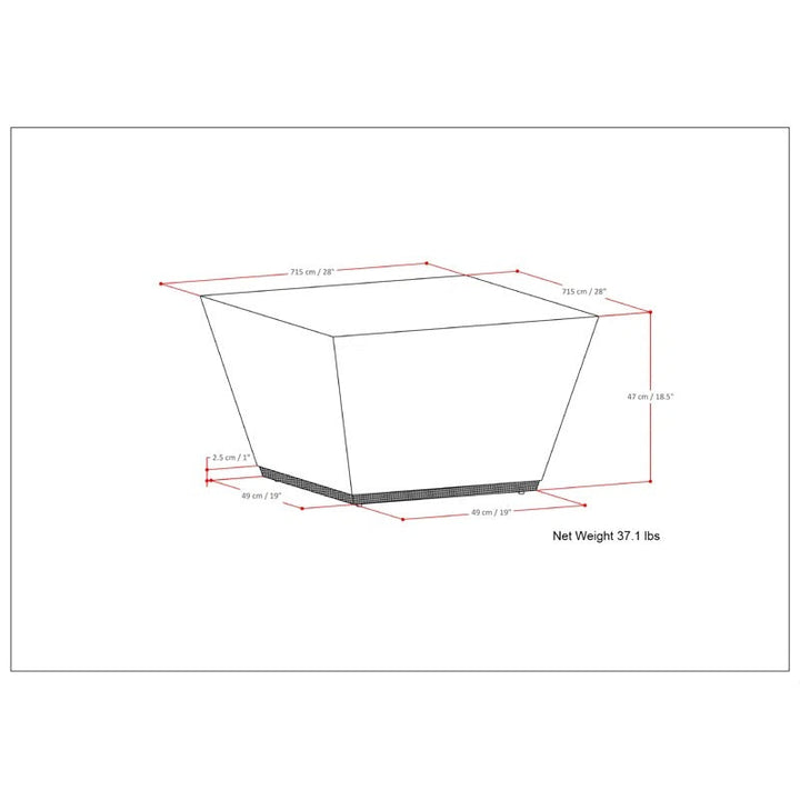 Neha Solid Wood Coffee Table for Living Room
