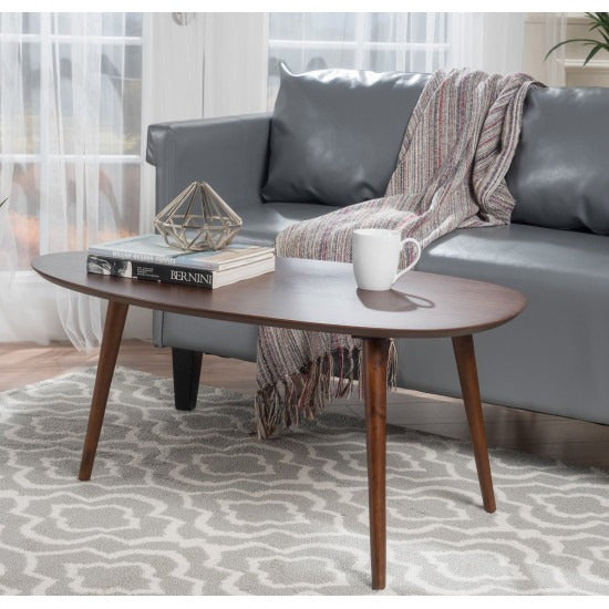 Herald Coffee Table | Oval Shaped Simply Designed Coffee Table