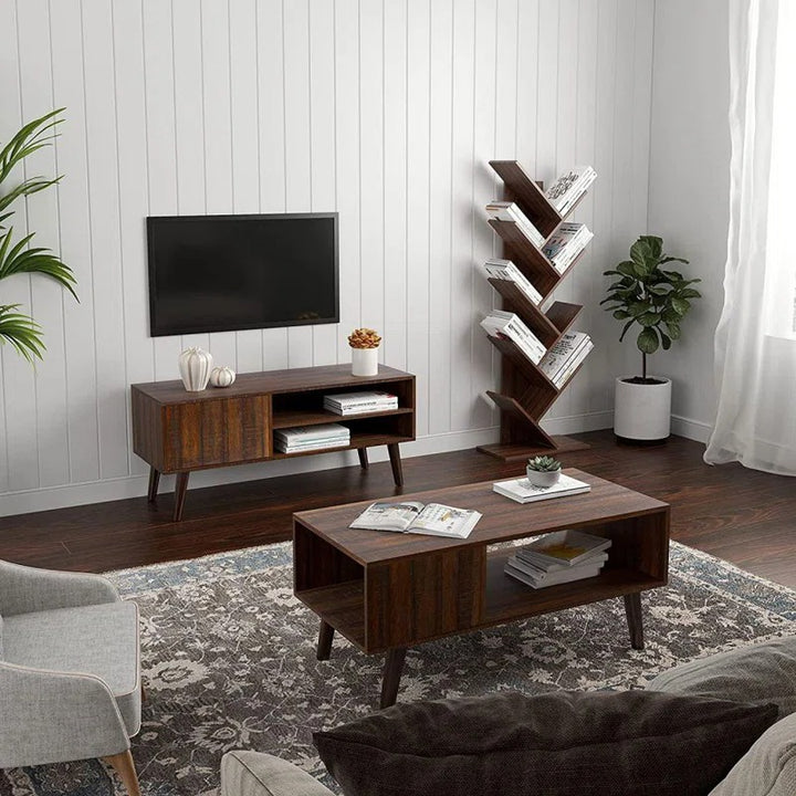 Sonya Engineered Wood Bookshelves | Bookshelf for Living Room | Bedroom | Drawing Room | Study Room