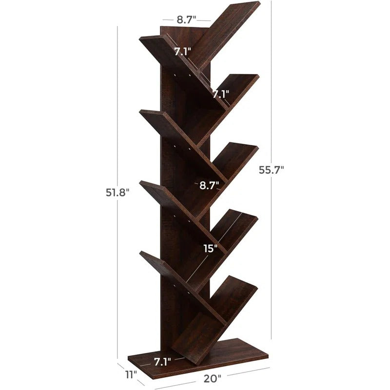 Sonya Engineered Wood Bookshelves | Bookshelf for Living Room | Bedroom | Drawing Room | Study Room