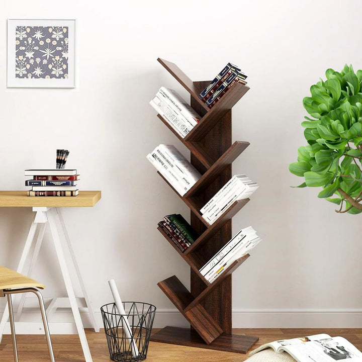 Sonya Engineered Wood Bookshelves | Bookshelf for Living Room | Bedroom | Drawing Room | Study Room