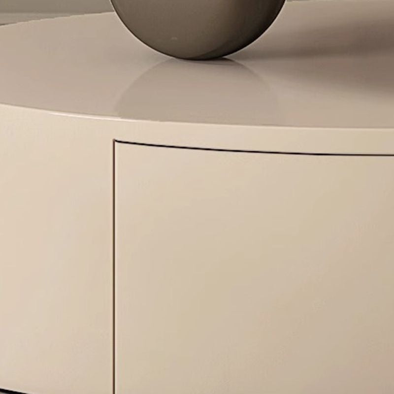 Vitara Marble Top Stainless Steel with PVD Coated Coffee Table Set | MDF Wooden Storage Frame