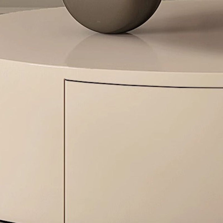 Vitara Marble Top Stainless Steel with PVD Coated Coffee Table Set | MDF Wooden Storage Frame