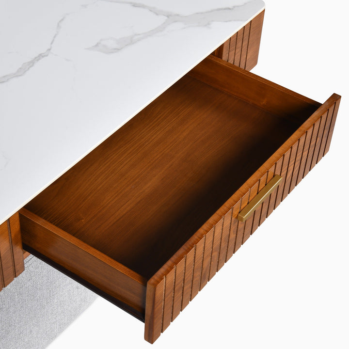 Vladimir Nesting Centre Tables with Seating | Wooden Coffee Table for Living Room Centre Tables