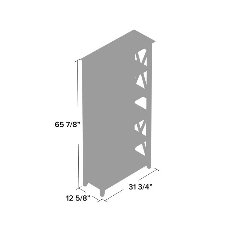 Alyona Mango Wood Bookshelves | Bookshelf for Living Room | Bedroom | Drawing Room | Study Room