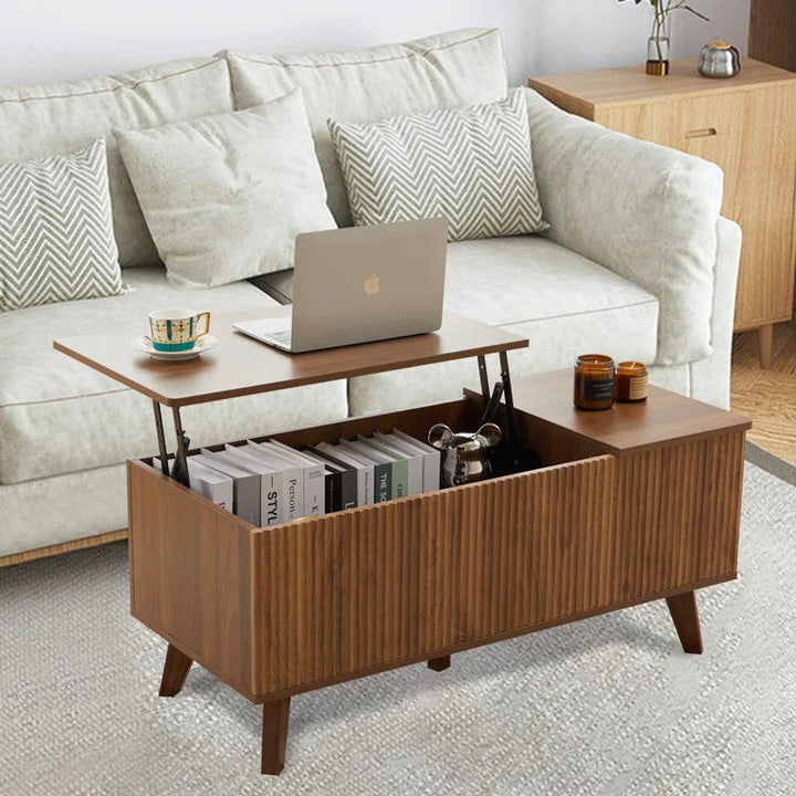 Rupal Solid Wood Coffee Table with Lift Top Mechanism