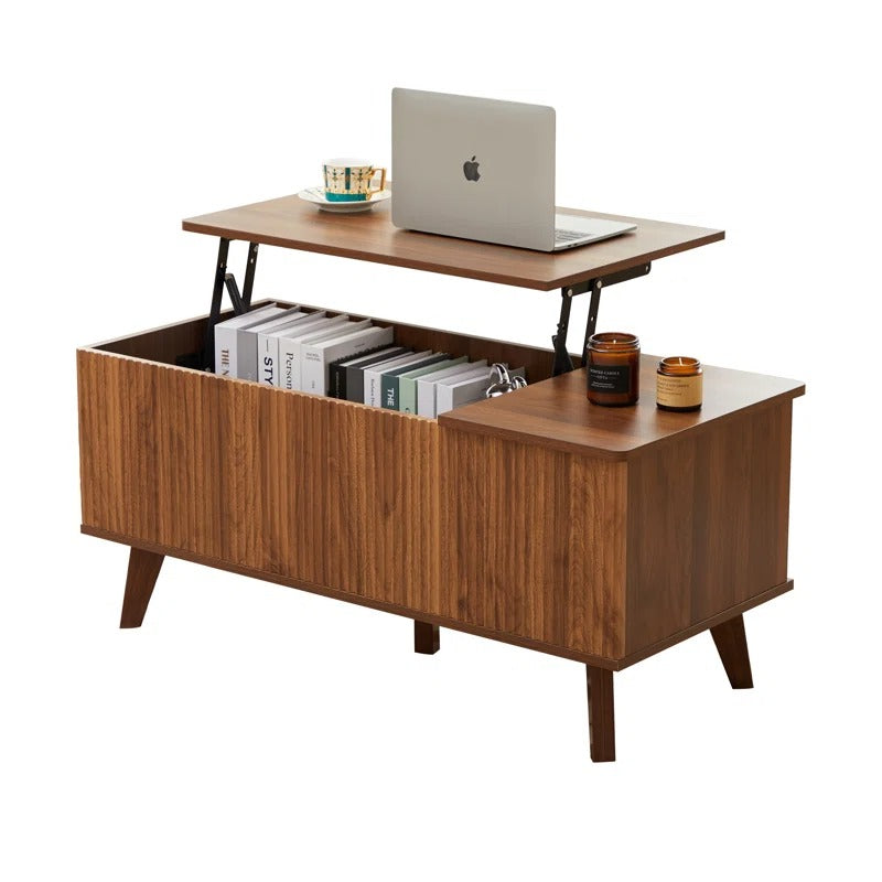 Rupal Solid Wood Coffee Table with Lift Top Mechanism