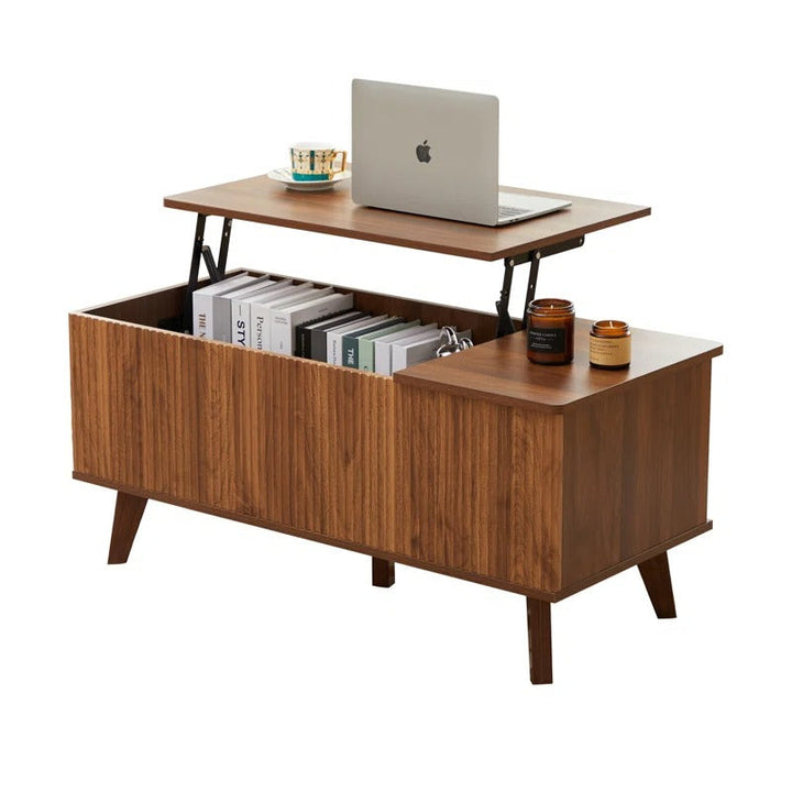 Rupal Solid Wood Coffee Table with Lift Top Mechanism