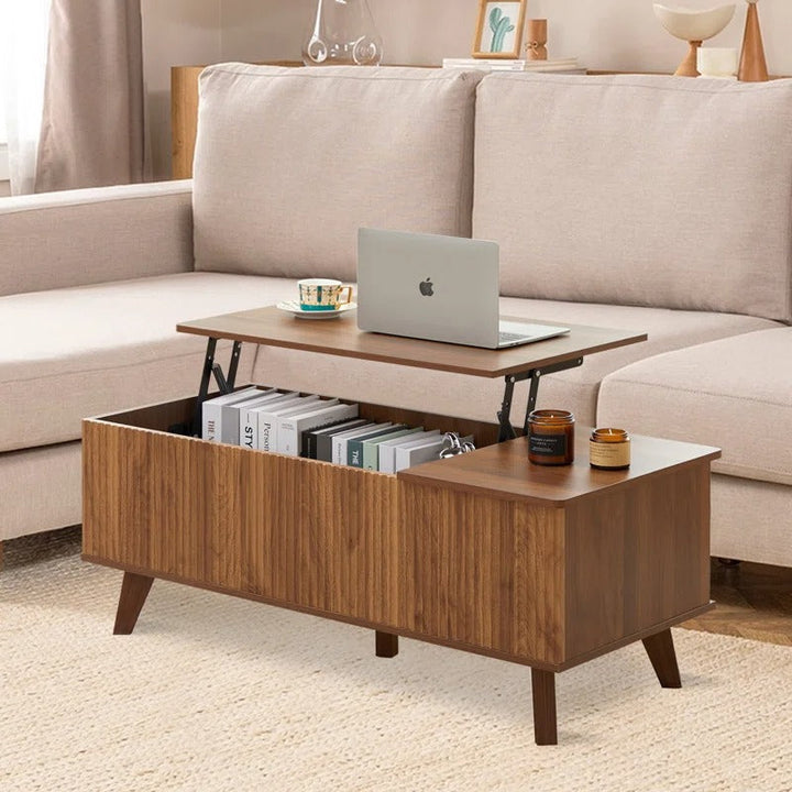 Rupal Solid Wood Coffee Table with Lift Top Mechanism