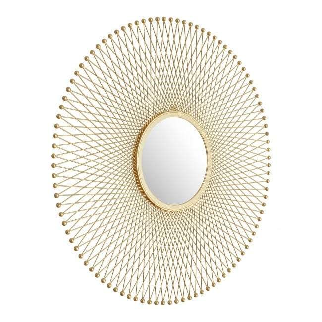 Megha Designer Metal Wall Mirror