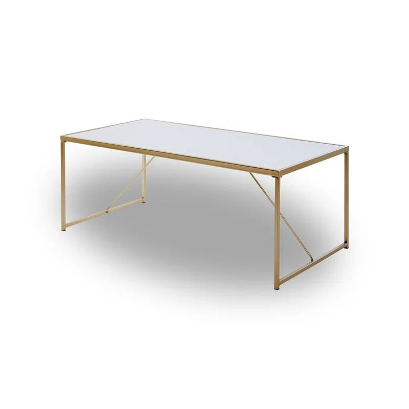 Preeti Stainless Steel Coffee Table for Living Room