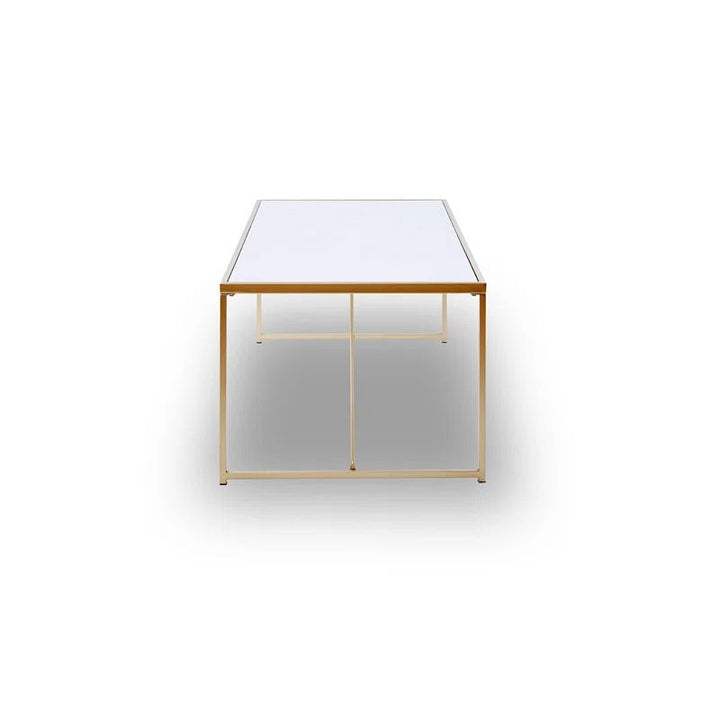 Preeti Stainless Steel Coffee Table for Living Room