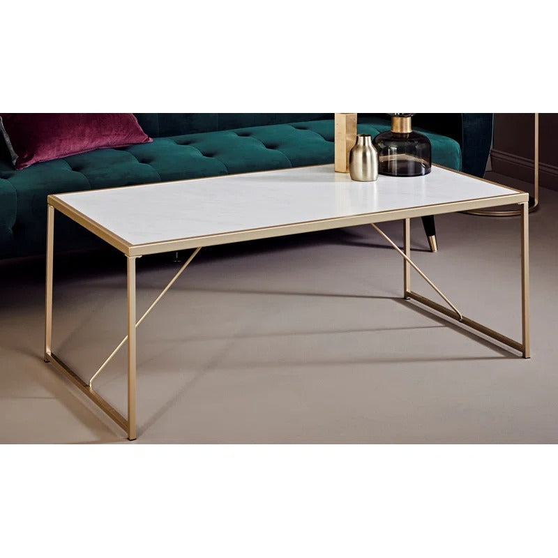 Preeti Stainless Steel Coffee Table for Living Room