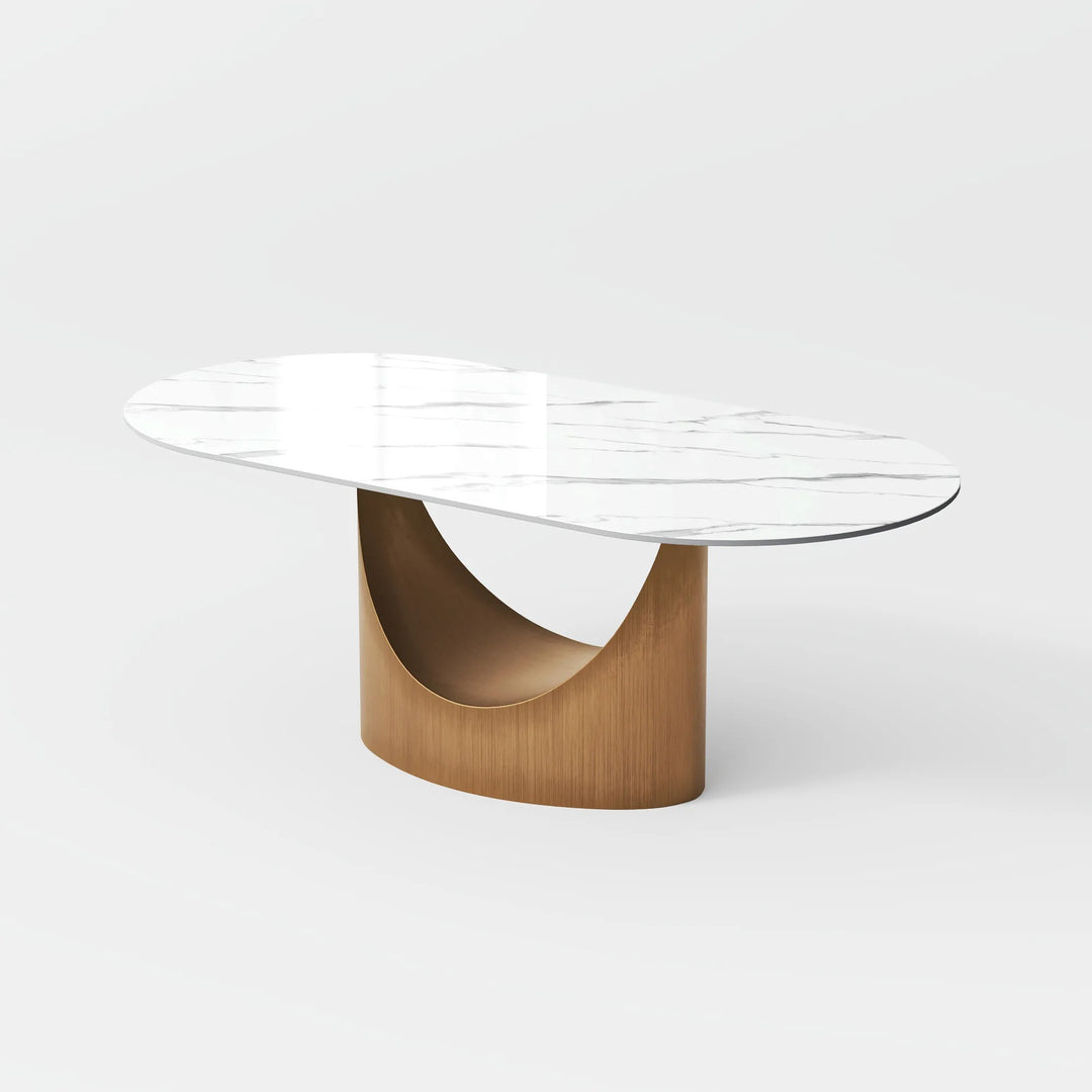 Ivan Modern Oval Dining Table Sets for 6