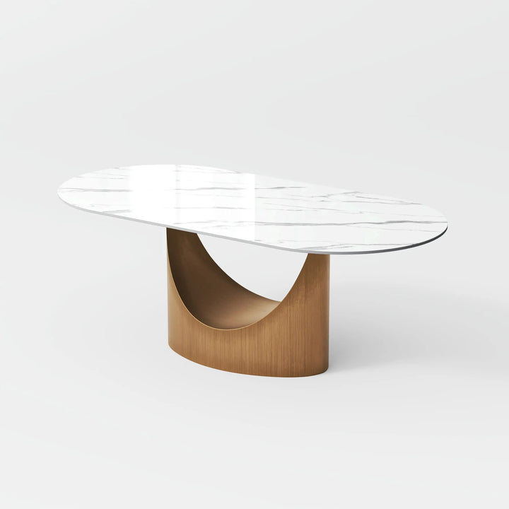 Ivan Modern Oval Dining Table Sets for 6