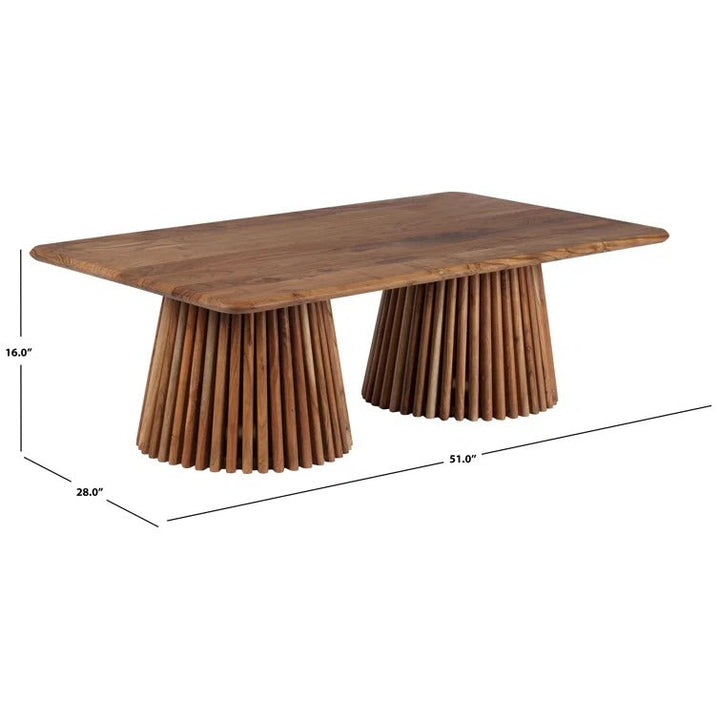 Kratika Solid Wood Designer Coffee Table for Living Room