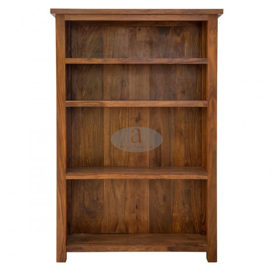 Riya Wooden Bookshelf in Honey Finish