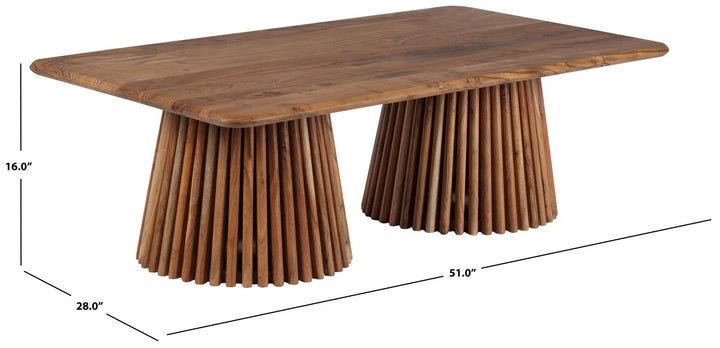 Kratika Solid Wood Designer Coffee Table for Living Room