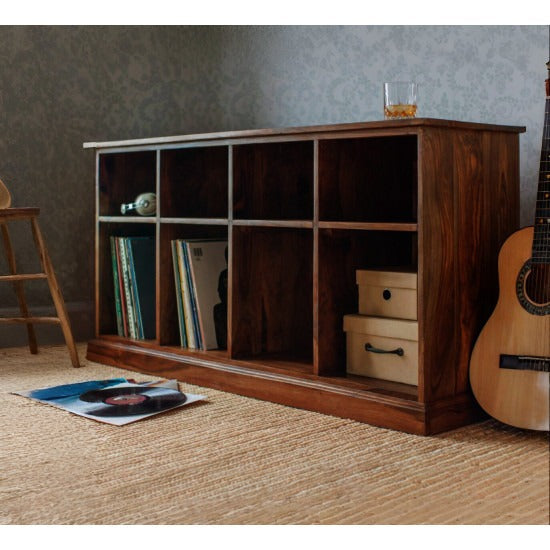 Aditya Large Bookshelf | Sideboard (Standard Honey Finish)