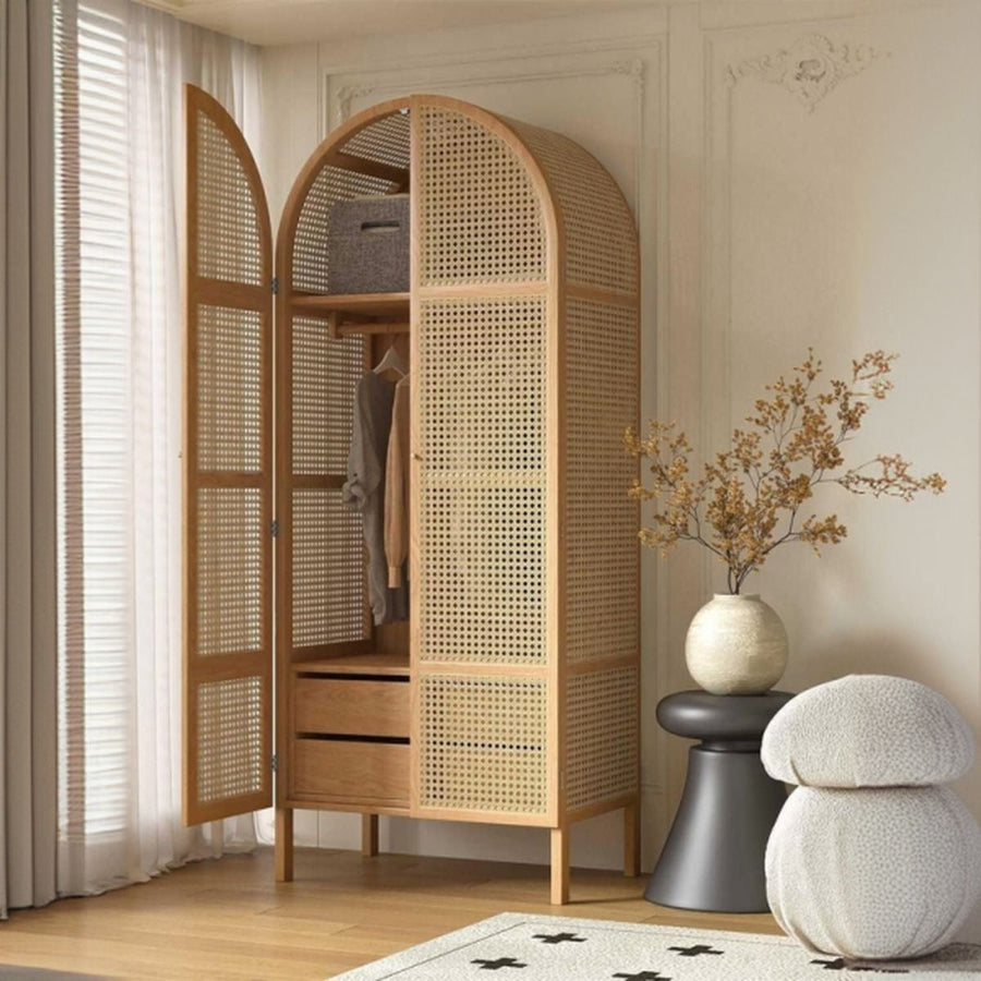 Liana Solid Oak Wood Wardobe for Luxury Homes