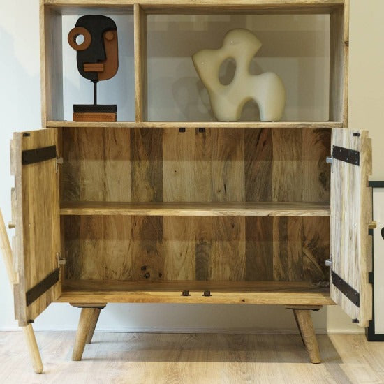 Tanya Mango Wood Bookshelf