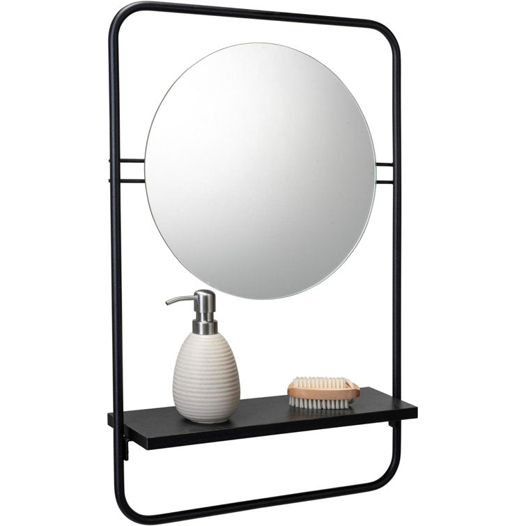 Elijah Metal Wall Mirror