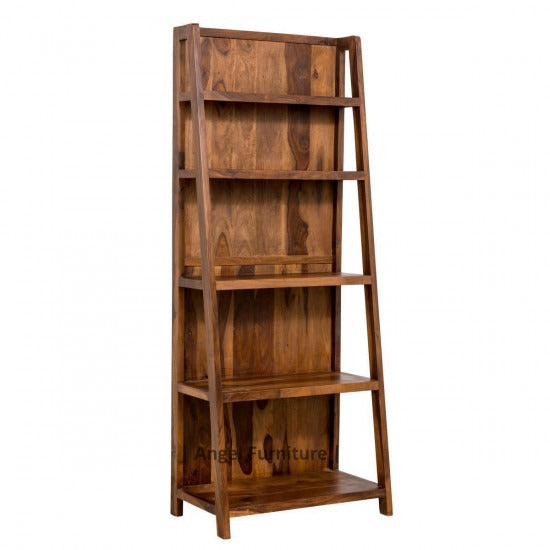 Aniket Ladder Bookshelf Large (Standard Honey Finish)