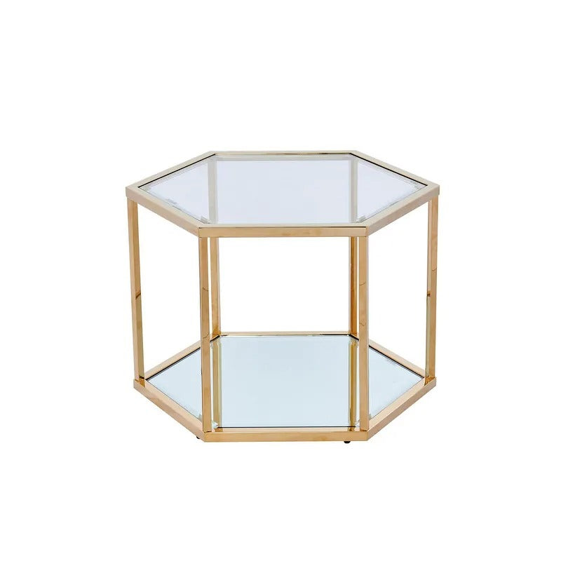 Anaya metal coffee table for living room