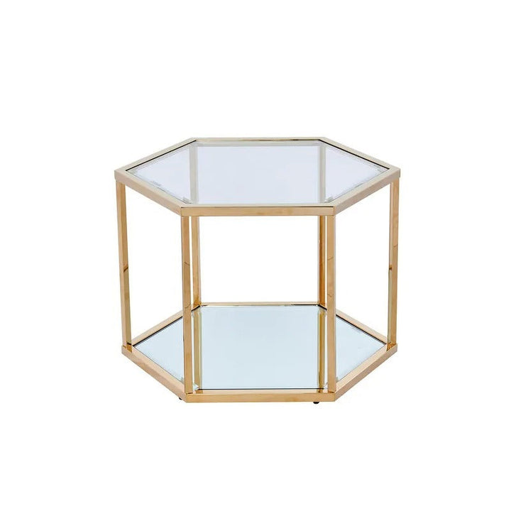 Anaya metal coffee table for living room