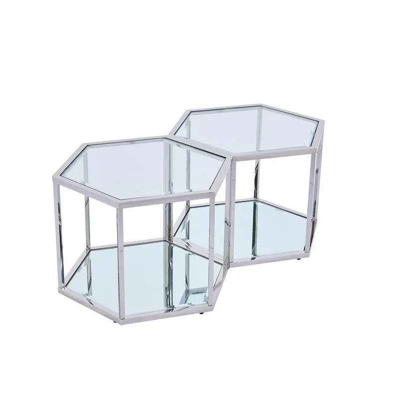 Anaya metal coffee table for living room