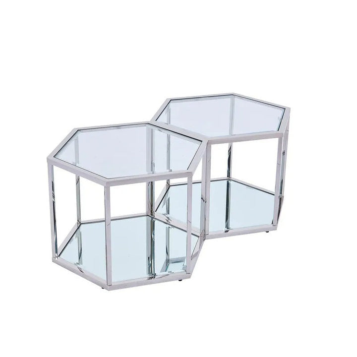 Anaya metal coffee table for living room