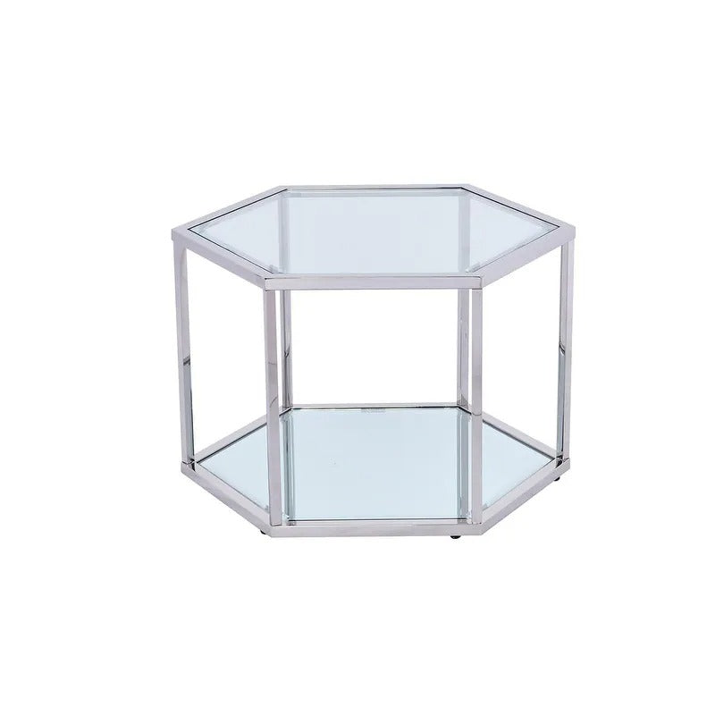 Anaya metal coffee table for living room