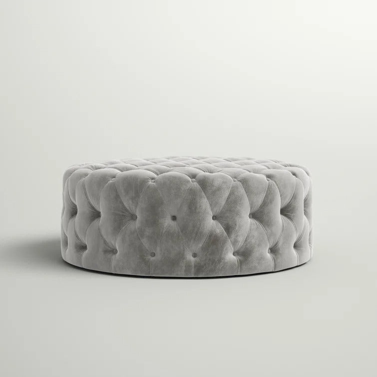 Meera Chesterfield Fabric Coffee Table For Living Room
