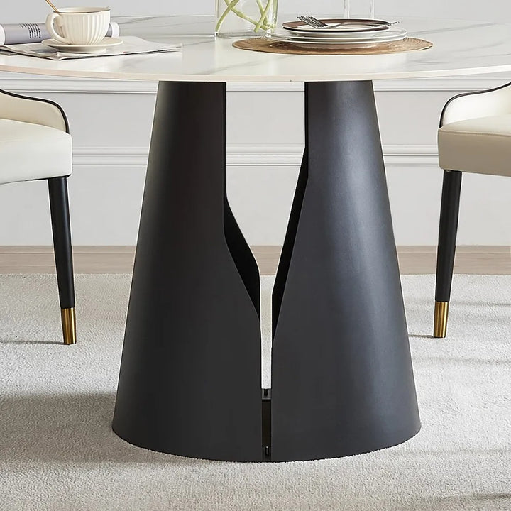 Dmitry Modern Round Dining Table Sets for 4