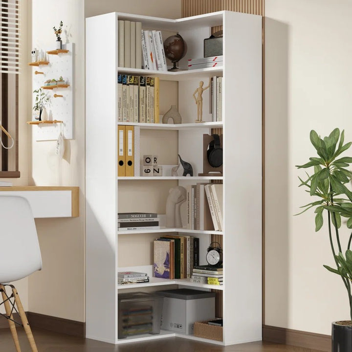 Nina Engineered Wood Bookshelves | Bookshelf for Living Room | Bedroom | Drawing Room | Study Room