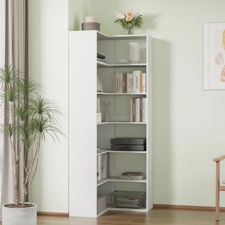 Nina Engineered Wood Bookshelves | Bookshelf for Living Room | Bedroom | Drawing Room | Study Room