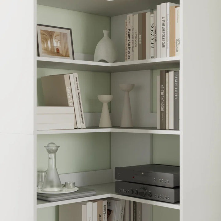 Nina Engineered Wood Bookshelves | Bookshelf for Living Room | Bedroom | Drawing Room | Study Room