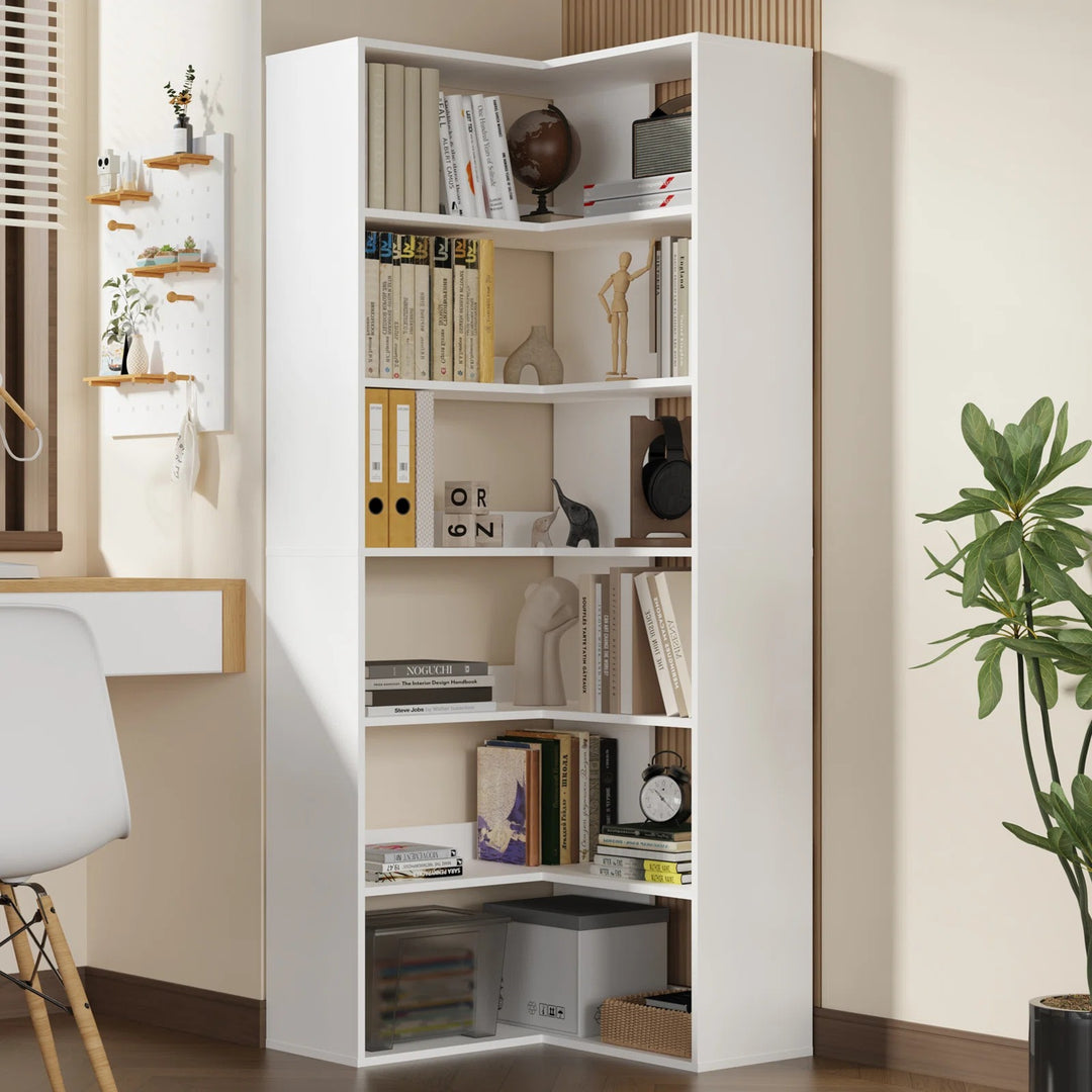 Nina Engineered Wood Bookshelves | Bookshelf for Living Room | Bedroom | Drawing Room | Study Room
