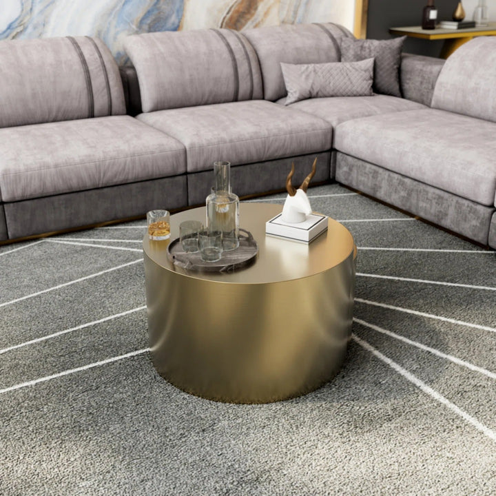 Gauri Stainless Steel Coffee Table Set of 2 for Living Room | Nesting Table