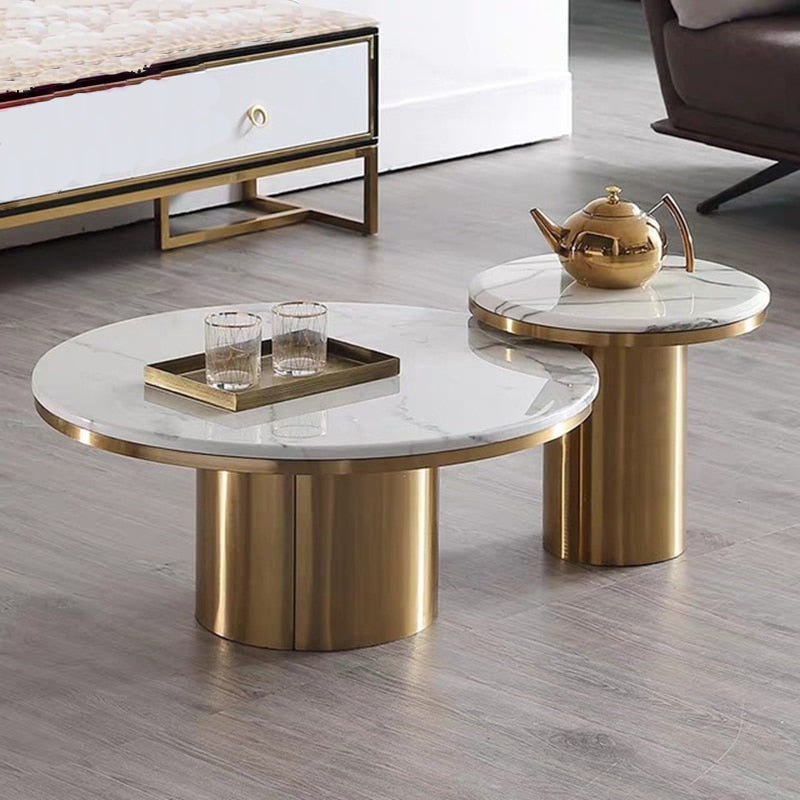 Kairo Luxurious Marble Top Coffee Table Tables