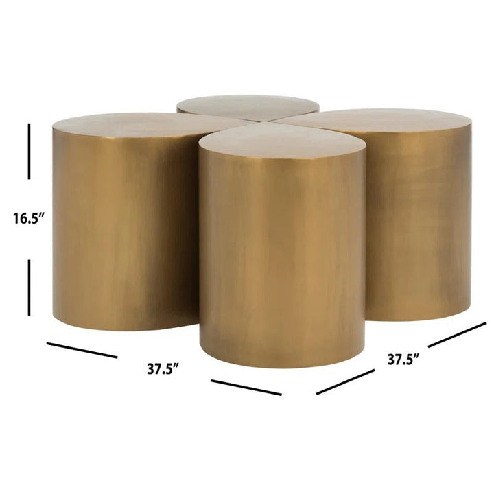 Nandini Stainless Steel Coffee Table for Living Room