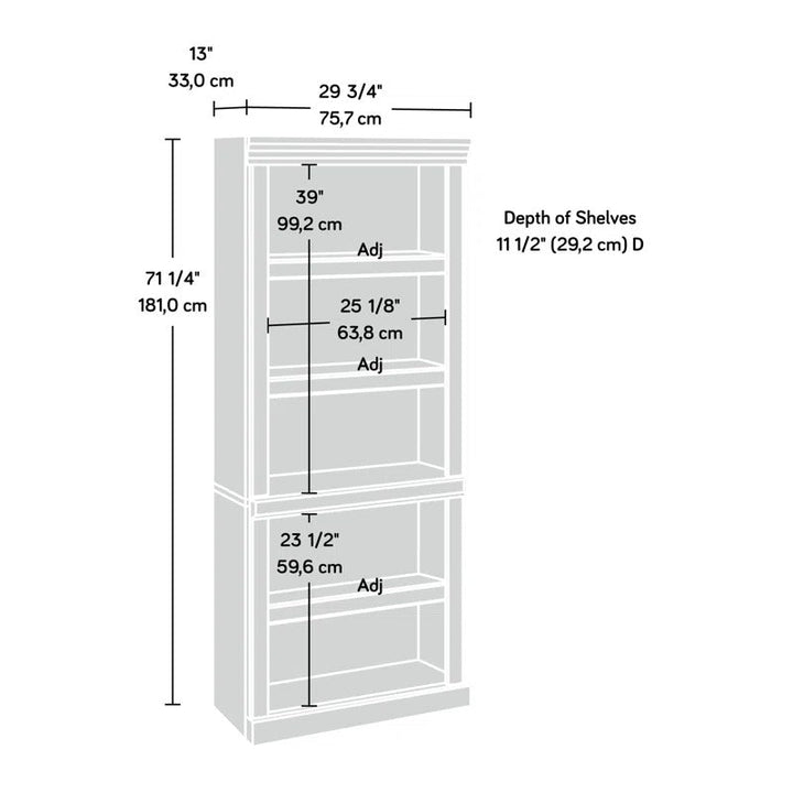 Polina Solid Wood Bookshelves | Bookshelf for Living Room | Bedroom | Drawing Room | Study Room