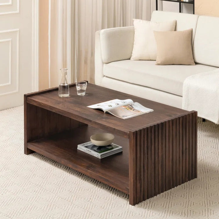 Aastha Solid Wood Coffee Table for Living Room