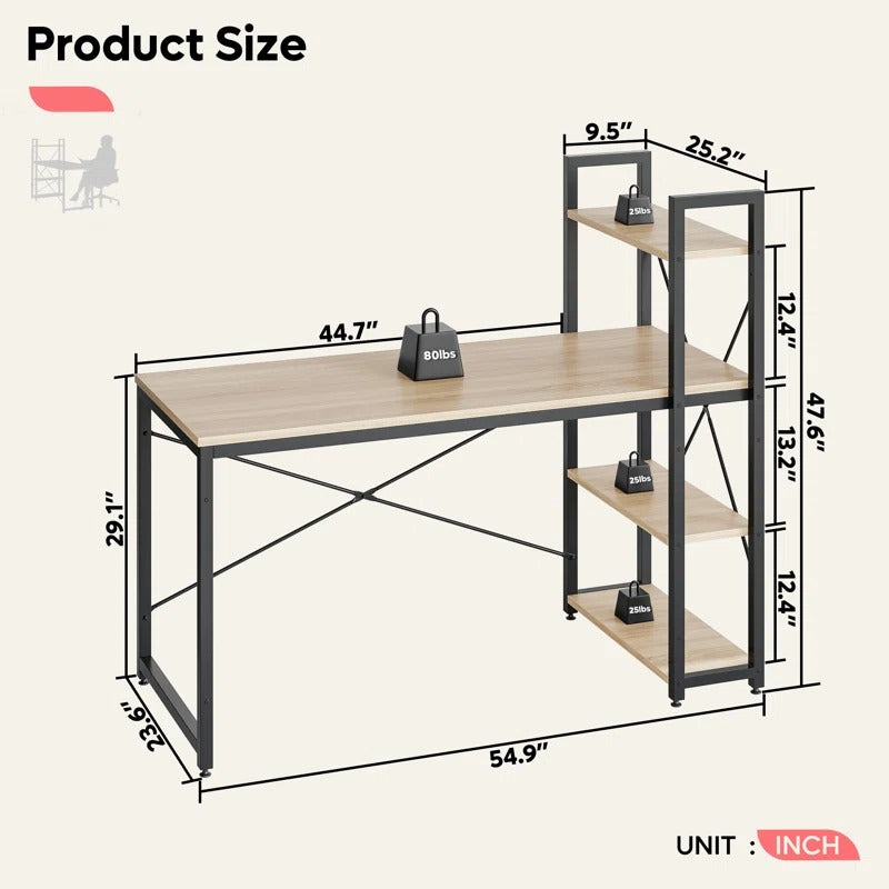 Varvara Study Table for Students