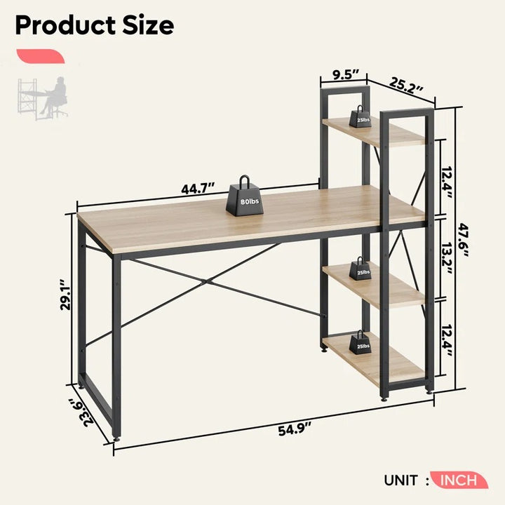 Varvara Study Table for Students
