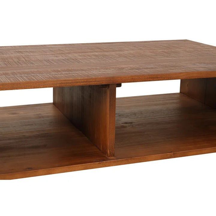 Kavya Metal and Wooden Coffee Table for Living Room