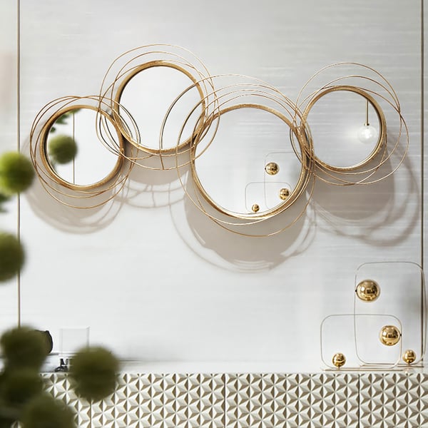 Jeffrey Metal Wall Mirrors